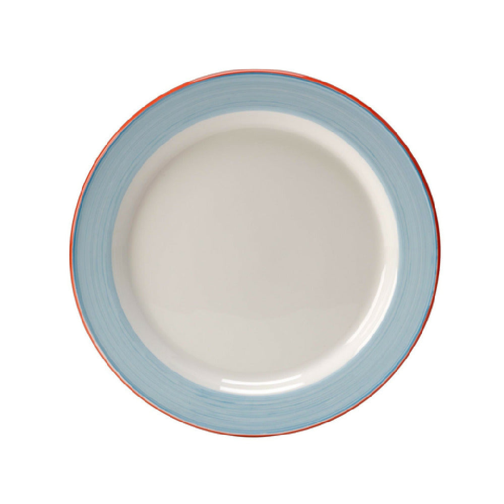 Steelite 15310211 Slimline Plate 9" Dia. Round Alumina Vitrified