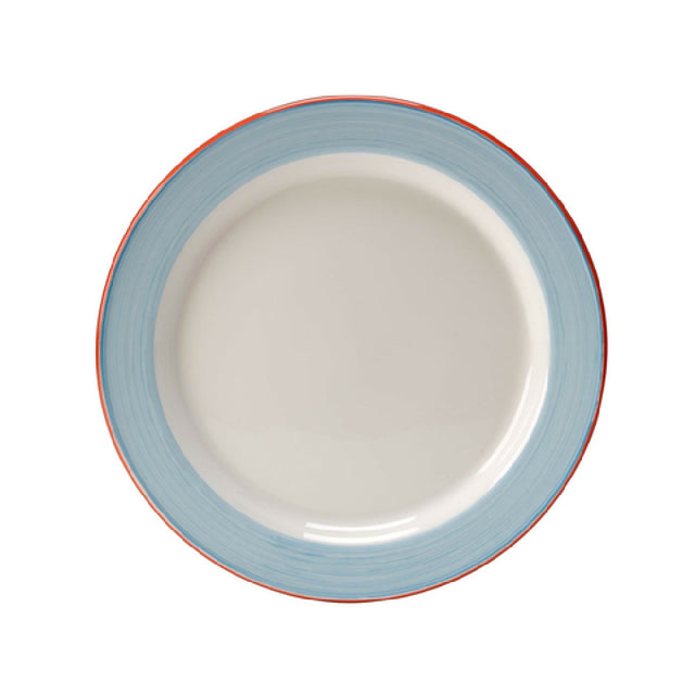 Steelite 15310211 Slimline Plate 9" Dia. Round Alumina Vitrified