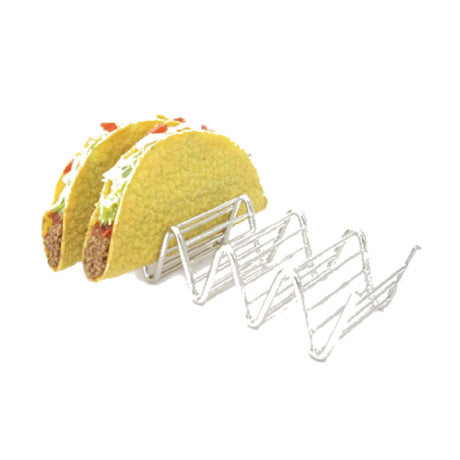 GET Enterprises 4-81859 Clipper Mill Taco Holder 7-3/4" X 2-1/2" X 1-1/2" Holds (4) Or (5) Tacos