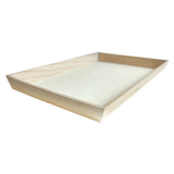 PacknWood 210WOODTRAY45 - Noah45 Tray, 19.7" X 13.75" X 1.6", Rectangle
