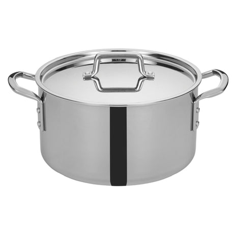 Winco TGSP-12 Tri-Gen™ Induction-Ready Stock Pot 12 Qt. 12" Dia. X 8-1/4"H