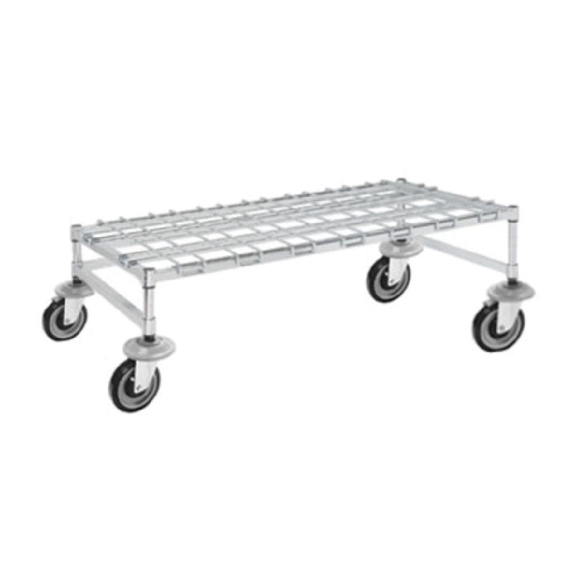 1880 Hospitality FFMDR2460CH Focus Foodservice Dunnage Rack Mobile Weight Capacity 800 Lbs.