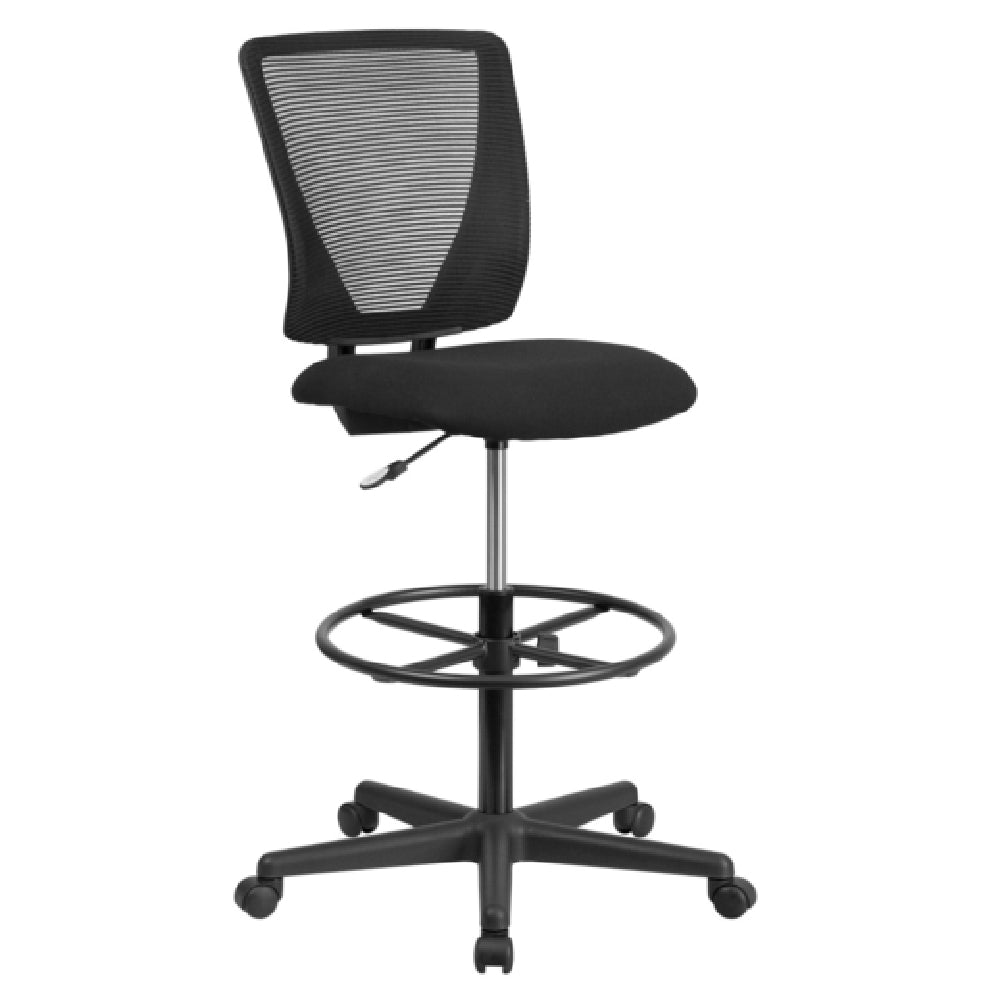 Flash Furniture GO-2100-GG Ergonomic Swivel Drafting Stool 43" To 49-1/4" Adjustable Height