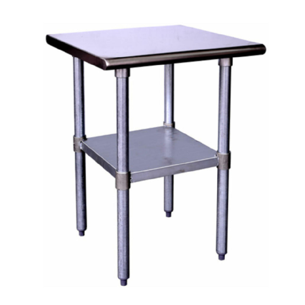 Hubert 18050 - Kratos® 304 Stainless Steel Work Table, 24"W X 24"D X 34"H, 16 Gauge Type 304 Stainless Steel Top