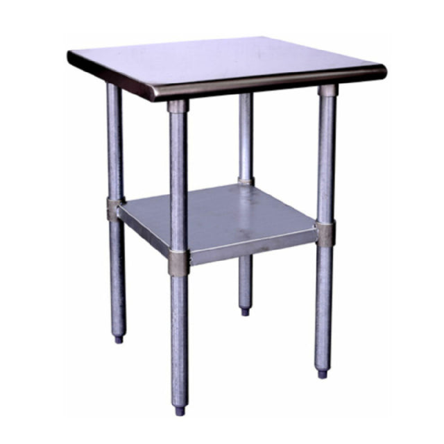 Hubert 18050 - Kratos® 304 Stainless Steel Work Table, 24"W X 24"D X 34"H, 16 Gauge Type 304 Stainless Steel Top