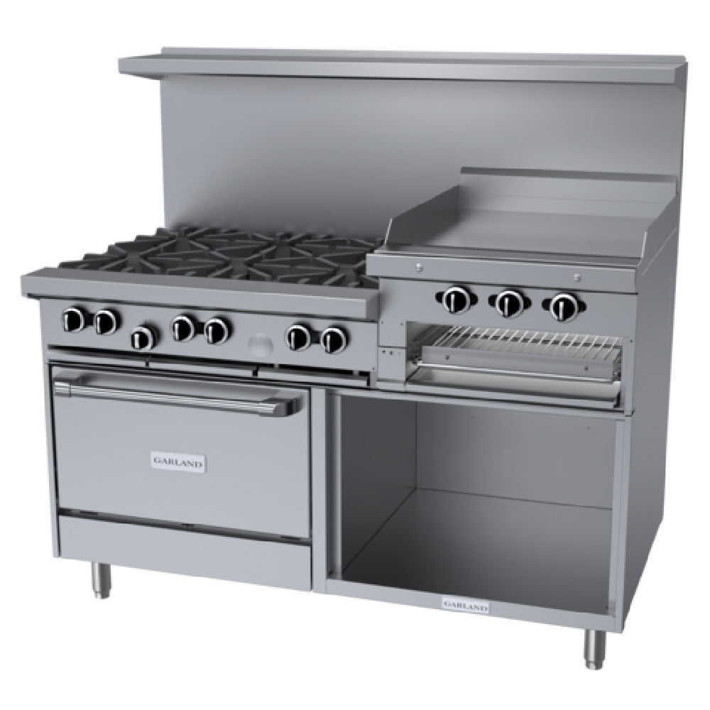 Garland G60-6R24RS_LP G Starfire Pro Series Restaurant Range