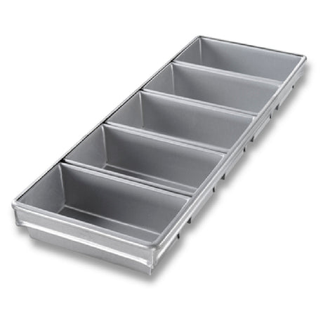 Chicago Metallic 44255 Bread Pan Set 5-pan 9-7/32" X 26" X 2-3/4" Overall