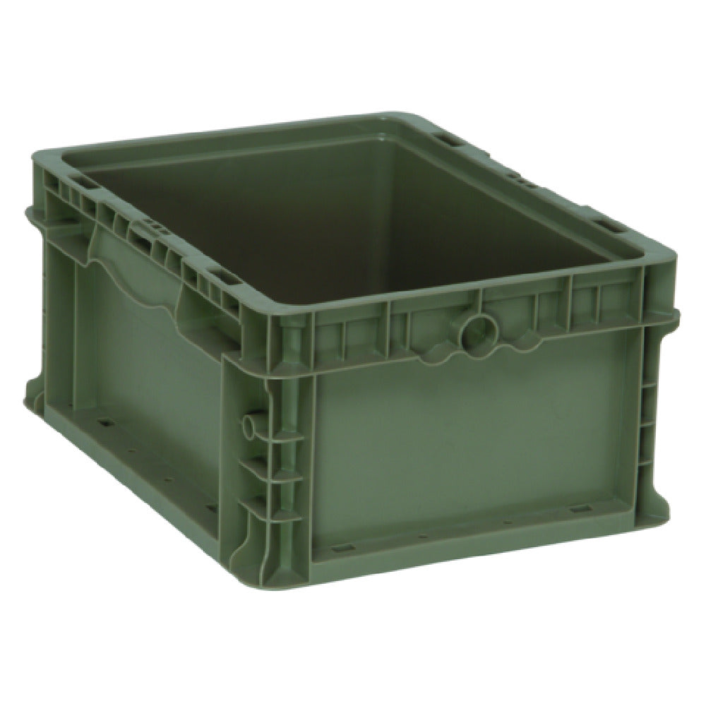 Quantum RSO1215-7 Stacker Straight Wall Container 12"L X 15"W X 7-1/2"H Up To 175 Lbs. Stack Capacity