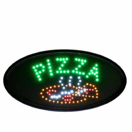 Alpine Industries ALP497-07 LED Pizza Sign 23"W X 14"H Wall Mount