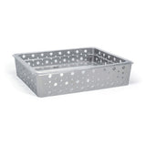 FOH BHO117BCI20 1/2 Size Dots Housing/Pan Set Shallow Silver Includes One BHO115BCI20 1/2 Size Dots Housing Shallow Silver