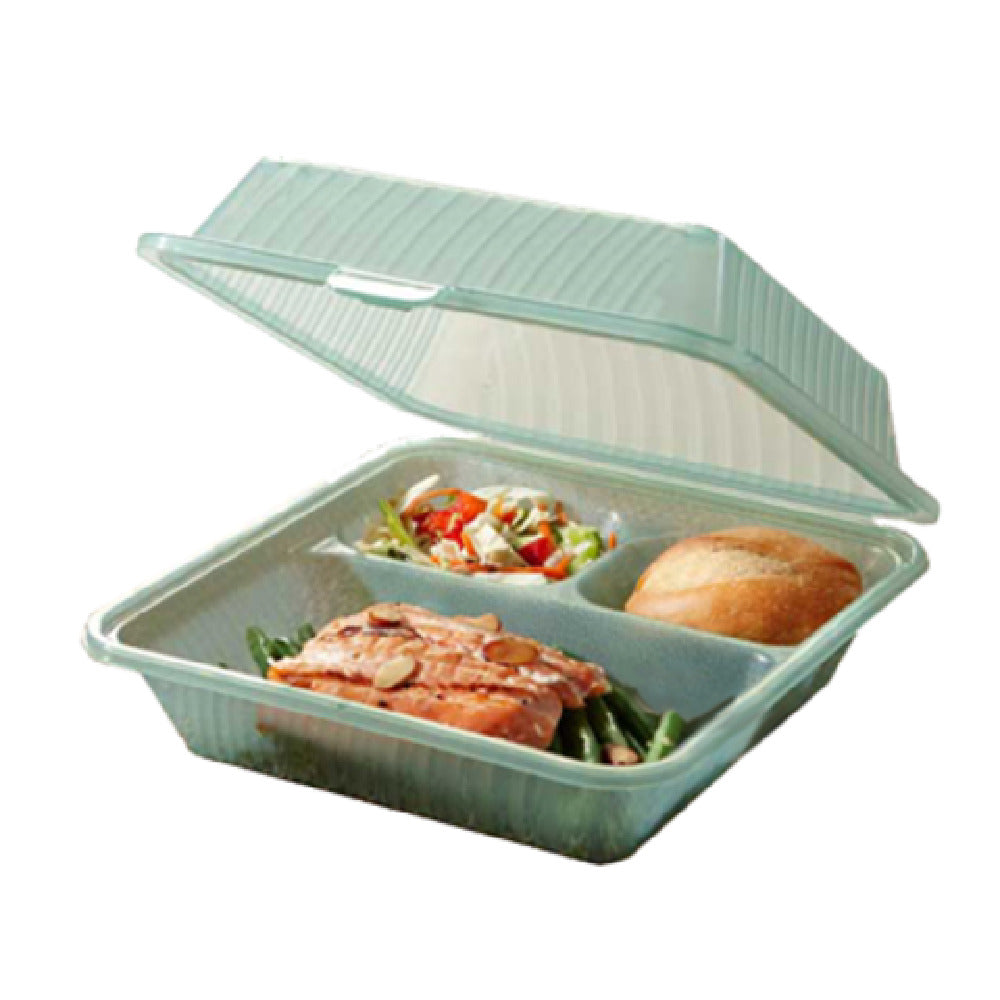 GET Enterprises EC-09-1-JA G.E.T Food Container 9"L X 9"W X 3-1/2"H 3-compartments