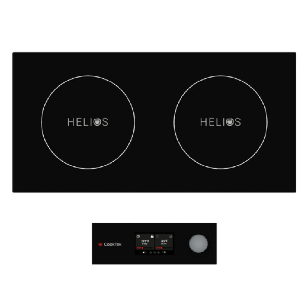 Cooktek HTD-9500-SS25-1 Induction Cooktop Drop-in Double Hob