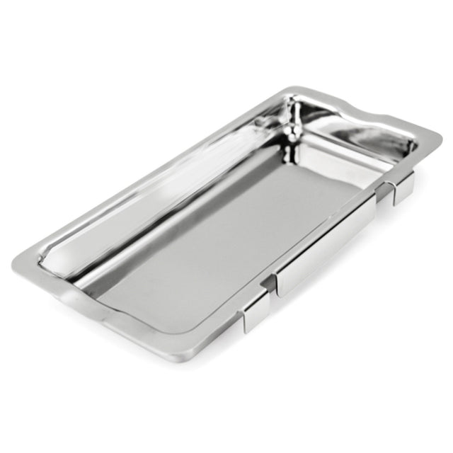 Steelite DWFBREST Utensil Rest 9.5"W X 4.625"D 18/10 Stainless