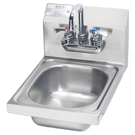 Krowne HS-21 Space Saver Hand Sink Wall Mount 12"W X 14-1/4"D X 13-3/8"H OA