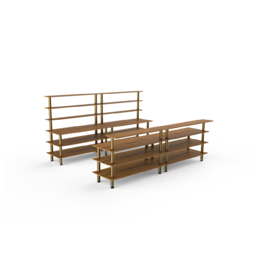 Steelite MGCMLC11BBXF - Double Bar Station, 142.0" X 29.5" X 73.0", Modular