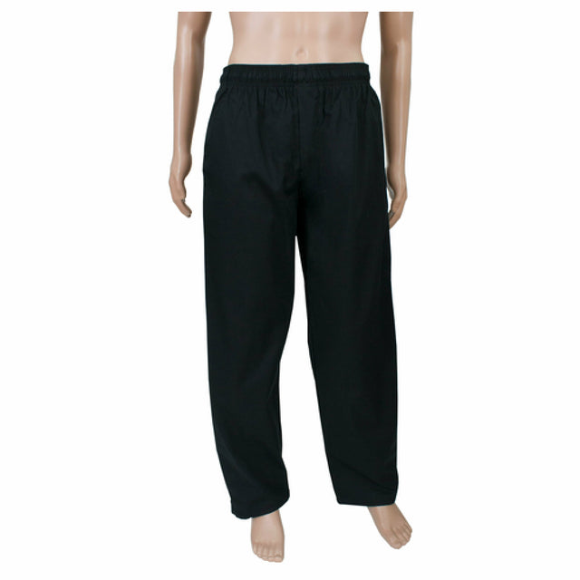 John Ritzenthaler Company RZFB-PANTMM Ritz® Kitchen Wears™ Chef's Pants Baggy 2" Elastic Waist Zipper