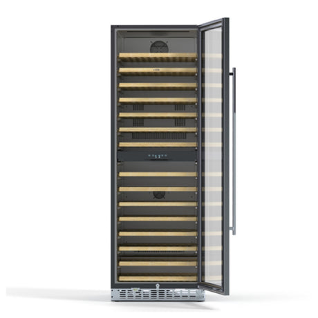 Koolmore KM-CW155DZ-SS Wine Refrigerator 23-2/5"W X 26-7/10"D X 69-3/10"H Reach-in