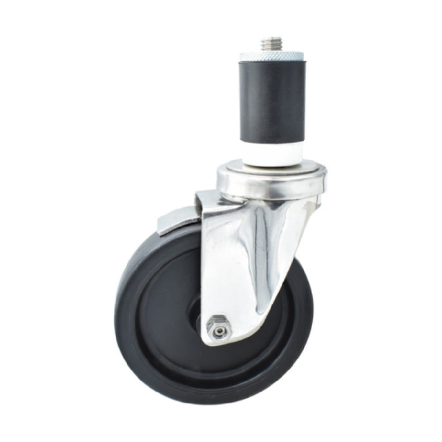 BK Resources 5SS-3RA-LDP-TLB - Swivel Caster, 1-1/2" Expanding Stem, 5" Polyolefin Wheel