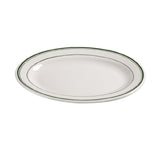 Yanco GB-19 Green Band Platter 13-1/2"L X 9-1/2"W Oval
