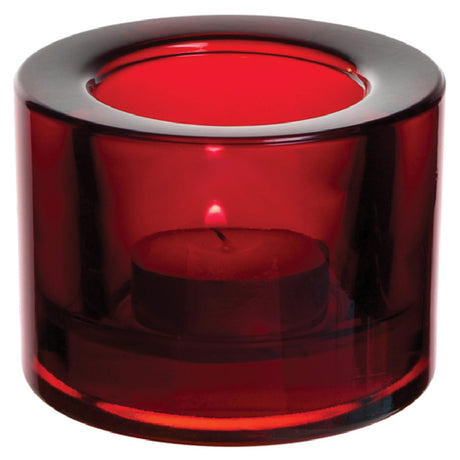 Tableware Solutions USA R90067 Tea Light Candle Holder Heavy Base Glass