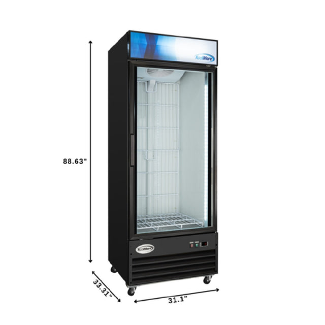 Koolmore KM-IM31-1GD Ice Merchandiser 31.1"W X 33.31"D X 84.06"H Indoor
