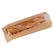 PacknWood 210SANDB34F - Sandwich Bag, 3.9 X 1.6 X 13.8", With Window