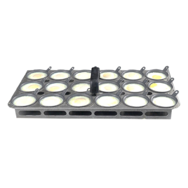 Antunes 7002311 Egg Poacher Pan (18) Poaching Cups Fits Full Pan Deluxe Food Warmer