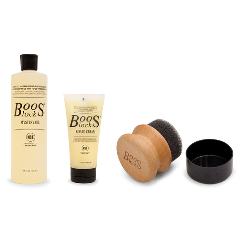 John Boos MYSCRMAPP Boos Mystery Oil & Cream Pack (1) Oil And Cream Round Applicator