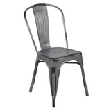 Flash Furniture ET-3534-SIL-GG Chair 500 Lb. Weight Capacity Stackable