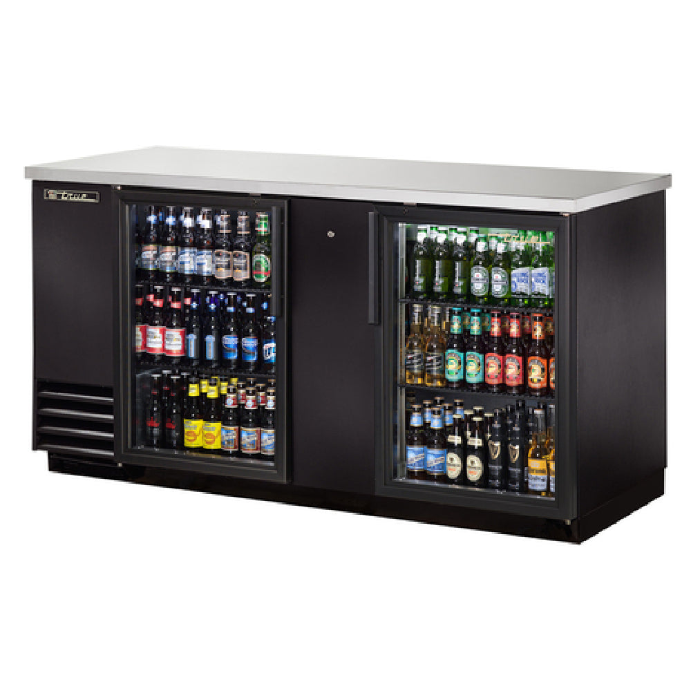 True Refrigeration TBB-3G-HC-LD Back Bar Cooler Two-section 69-1/8"W