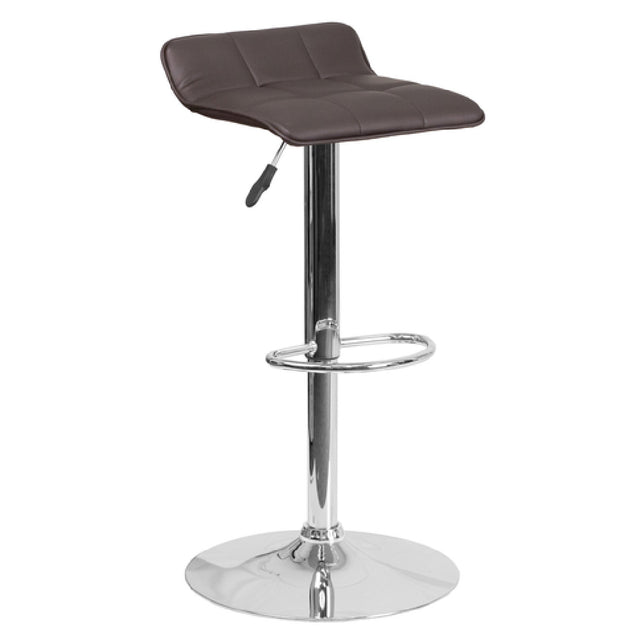 Flash Furniture DS-801B-BRN-GG Swivel Bar Stool Adjustable Height Contemporary Style