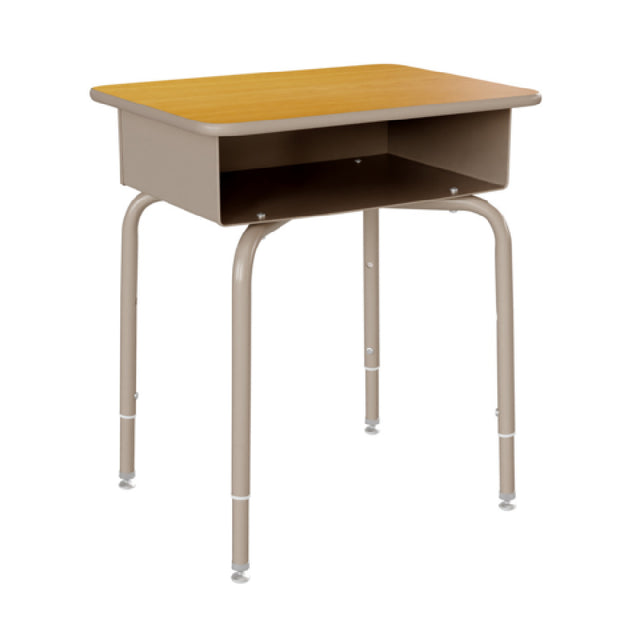 Flash Furniture FD-DESK-GY-MPL-GG Billie Student Desk 24"W X 18"D X 22-1/4" To 31-1/4" Adjustable Height