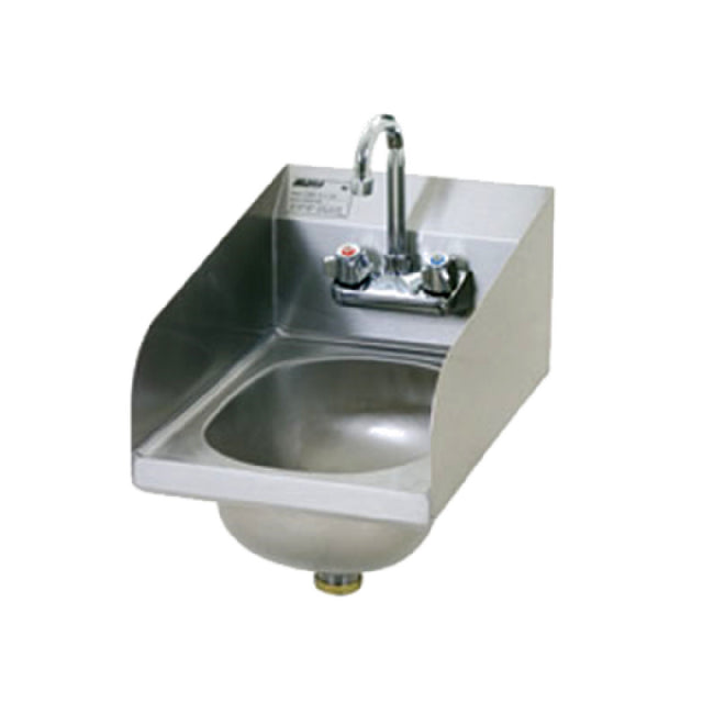 Eagle HSAN-10-F-LRS Hand Sink Wall Mount 9-3/4" X 13-1/2" X 6-3/4" Deep Bowl