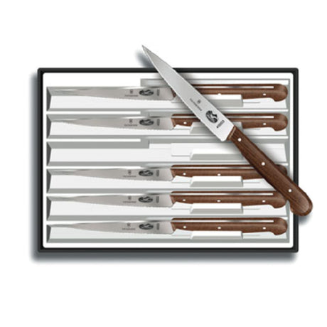 Victorinox 5.2000.12-X4 Steak Knife Set 6 Piece (#5.2000.12) 4-1/2"