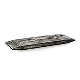 Bon Chef 59000-SMOKE Rectangular Resin Platter 23.25" X 7.75" X 1.5" Lead Free