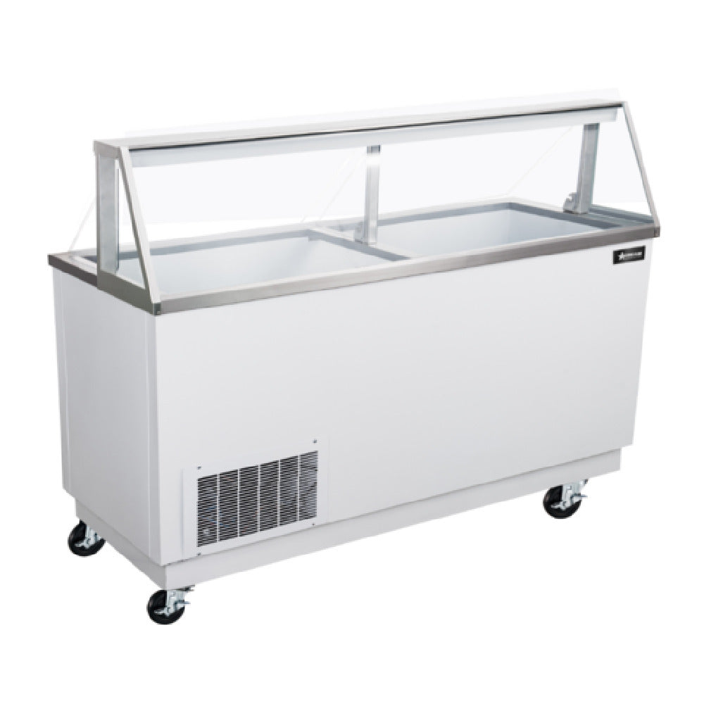 Omcan 50122 (FR-CN-0089) Ice Cream Dipping Display 89"W (16) 3 Gallon Tub Capacity