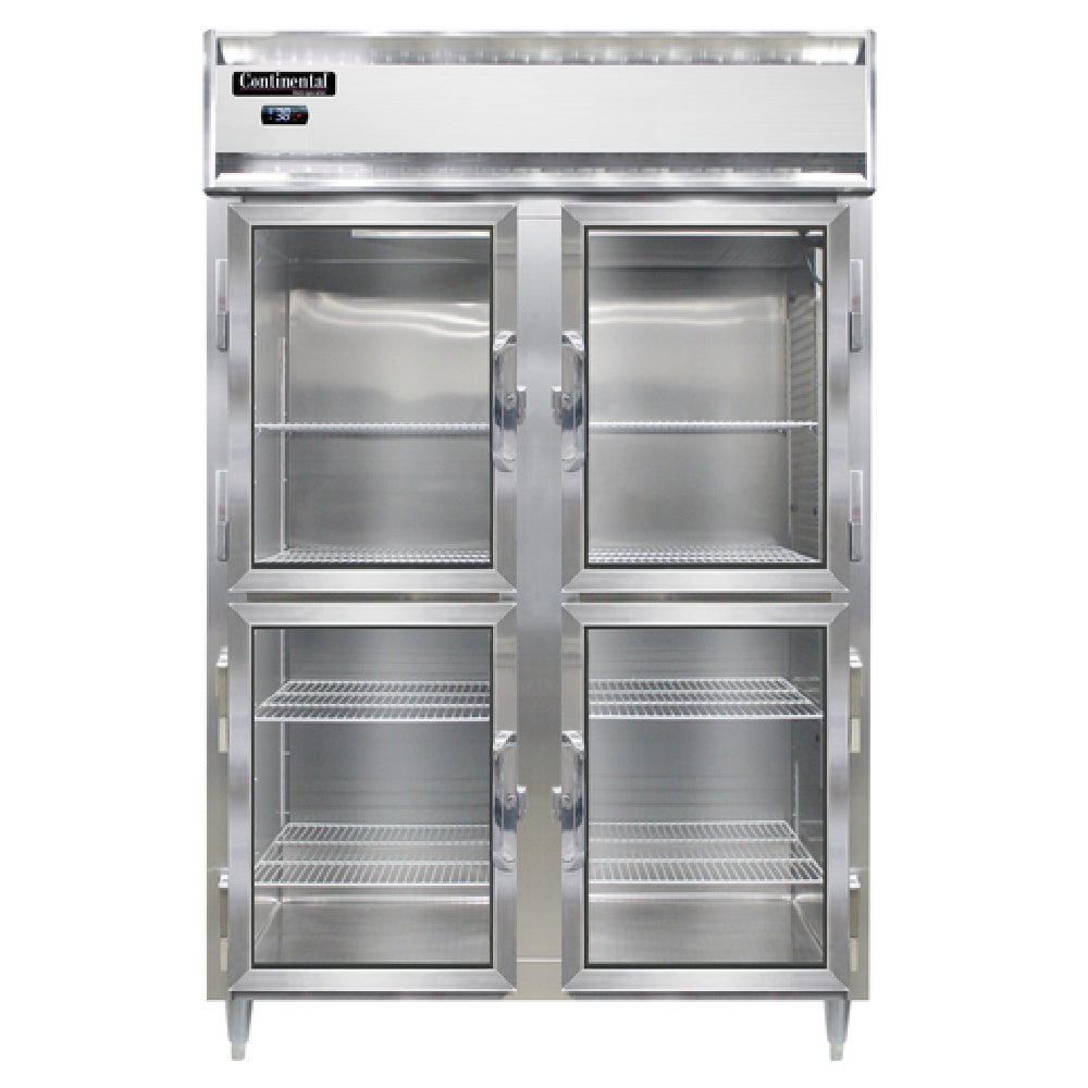 Continental Refrigerator D2RNSSGDHD Designer Line Refrigerator Reach-in Two-section