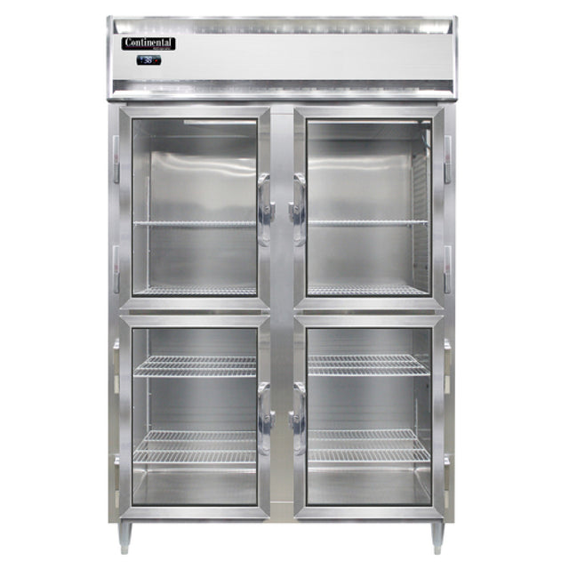 Continental Refrigerator D2RNSSGDHD Designer Line Refrigerator Reach-in Two-section