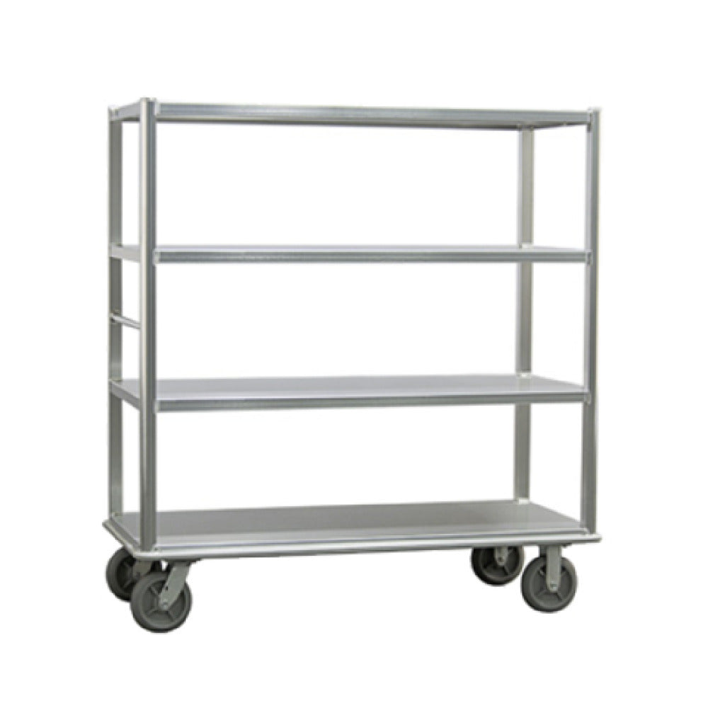 New Age Industrial 1452 Queen Mary Banquet Cart With Push Handle (4) Solid Shelves