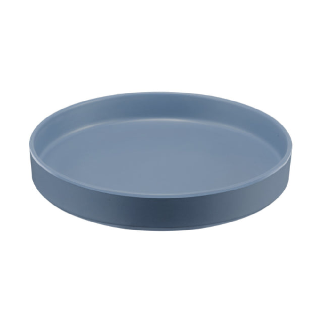 Cal Mil 22017-10-111 Stone Blue Melamine Plate 10" Dia X 1.5" H Dishwasher Safe (available In 8 Colors) (per Case=6)