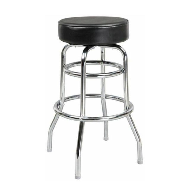 Hubert 70291 - CenPro Double Ring Bar Stool, 285 Lb. Weight Capacity, 3 1/2" Thick Swivel Seat