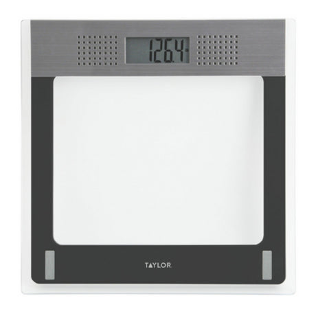 Taylor 70844191M Digital Talking Bath Scale 400 Lb Capacity 2.87" X 1.18" LCD