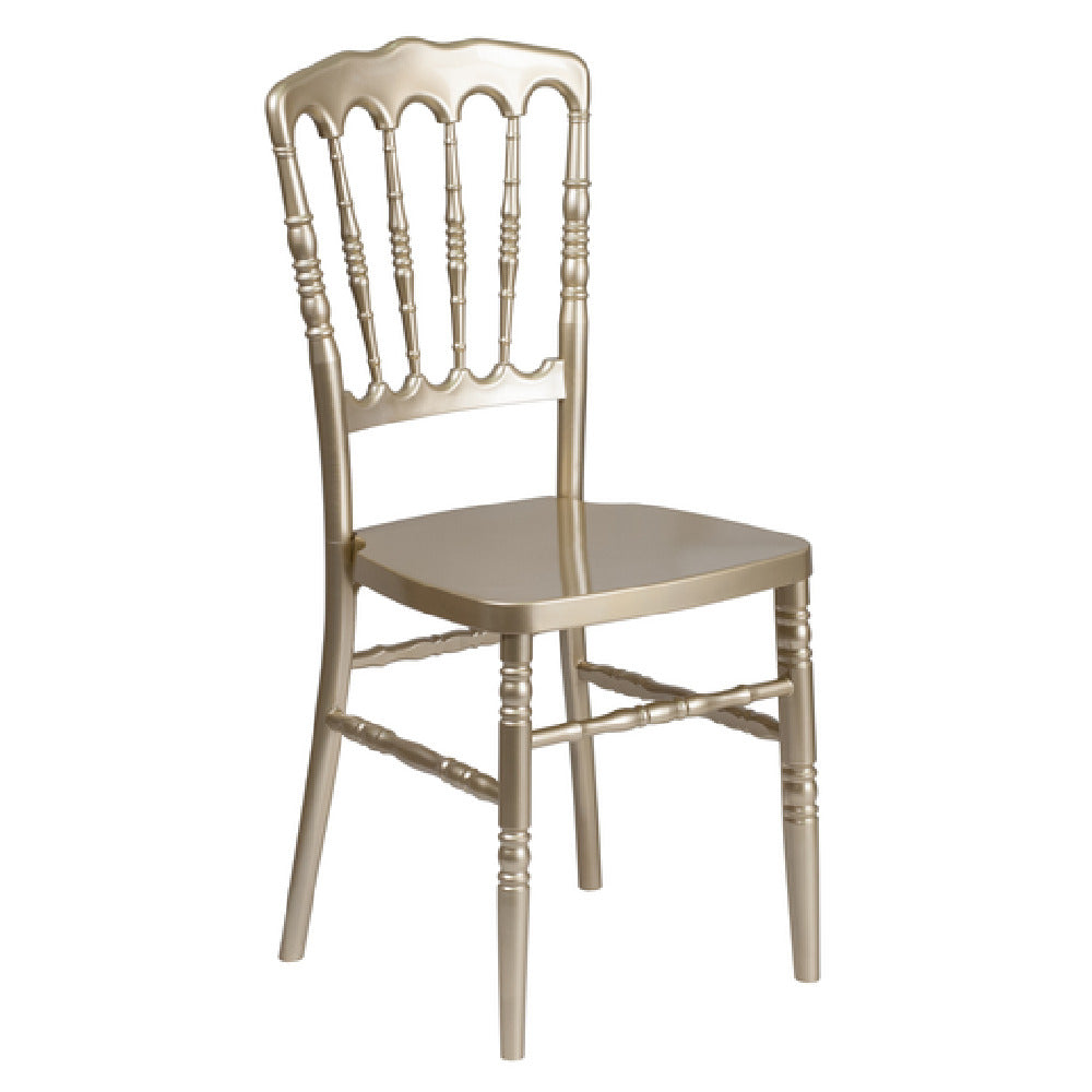 Flash Furniture LE-L-MON-GD-GG Hercules Series Stacking Napoleon Chair 800 Lb. Capacity