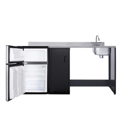 Summit CK72ADARBFNCK - All-In-One Kitchenette, 72" Wide, Barrier-free