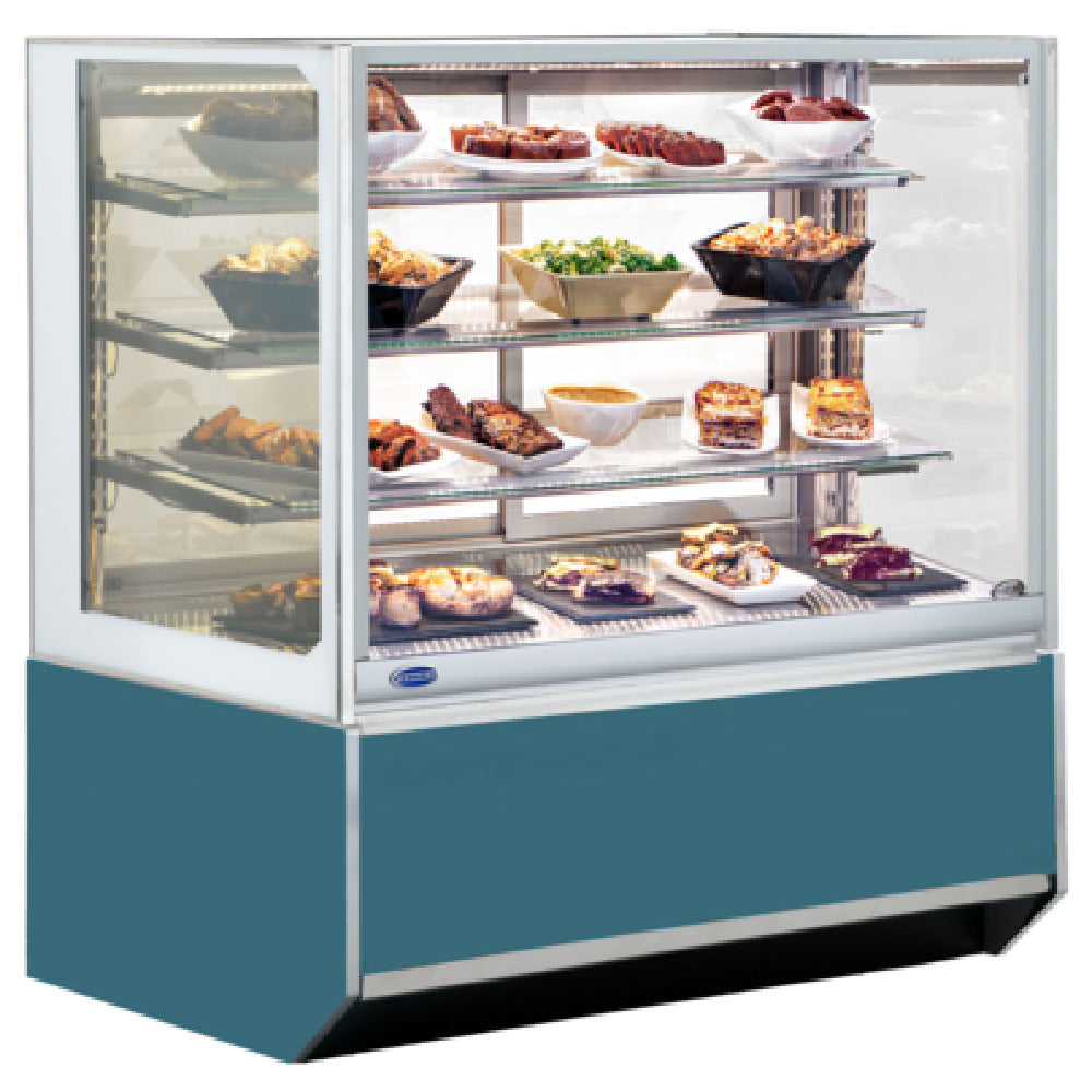 Federal Industries ITH6034-B18 Italian Glass Heated Display Case Floor Standing Model