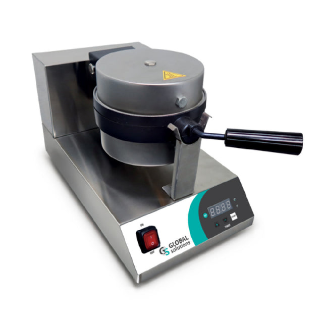 Global Solutions By Nemco GS9675 - Belgian Waffle Baker, Electric, Single