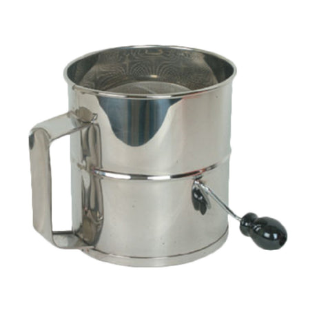 Thunder Group SLFS008 Rotary Flour Sifter 8 Cup Capacity 4-wire Agitator