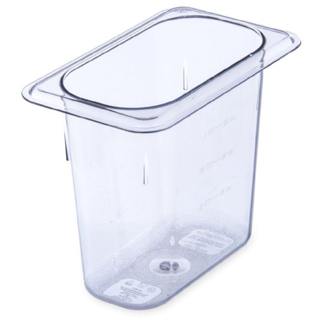 Carlisle 3068807 Carlisle Food Pan 1/9 Size 1.4 Qt. Capacity