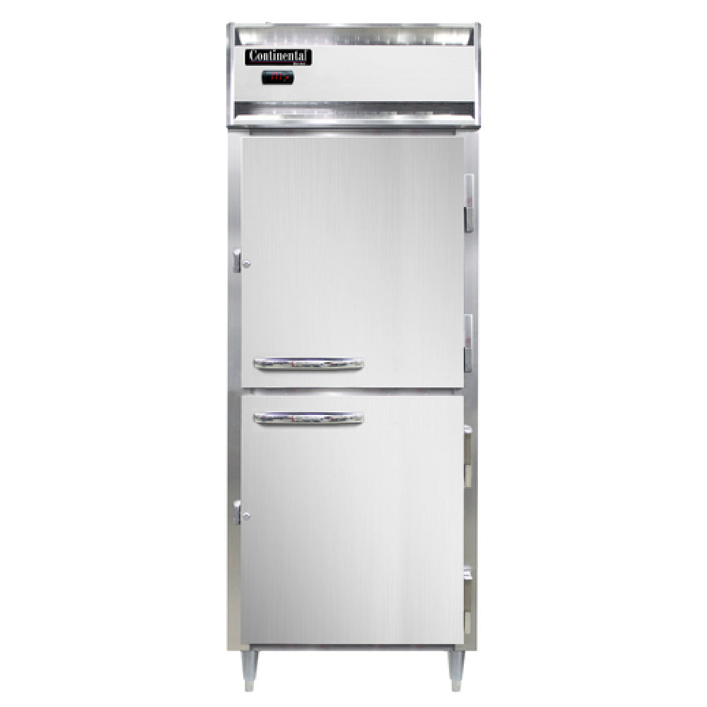 Continental Refrigerator DL1WE-SA-HD Designer Line Heated Cabinet Extra Wide Reach-in