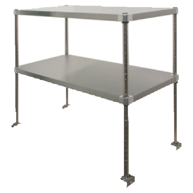 GSW USA DS-1648A Double Overshelf Adjustable 48-1/2"L X 16"W X 36"H O.A.